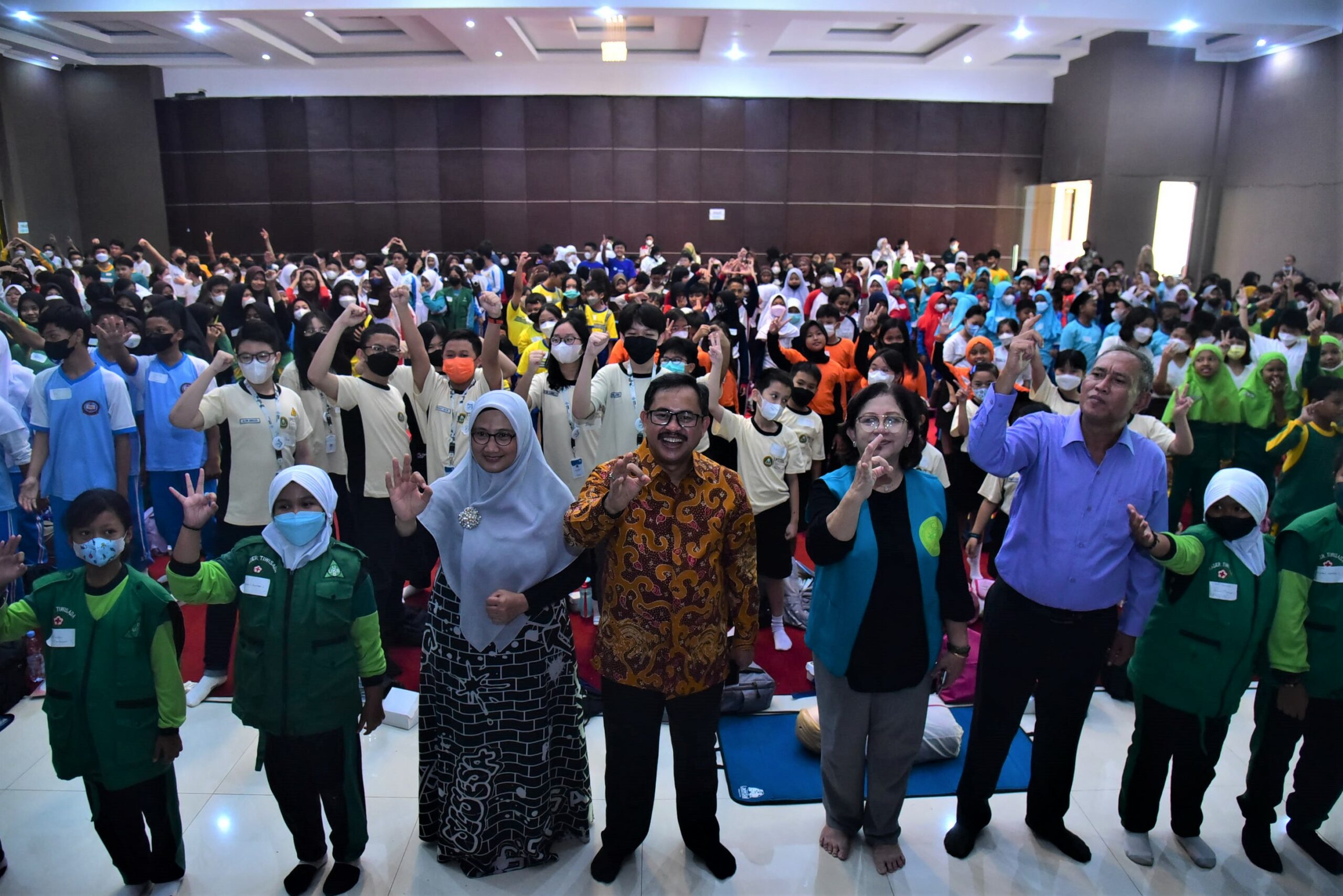 500 Pelajar Surabaya Dilatih Keterampilan Memberikan Pertolongan Pertama Kejadian Darurat