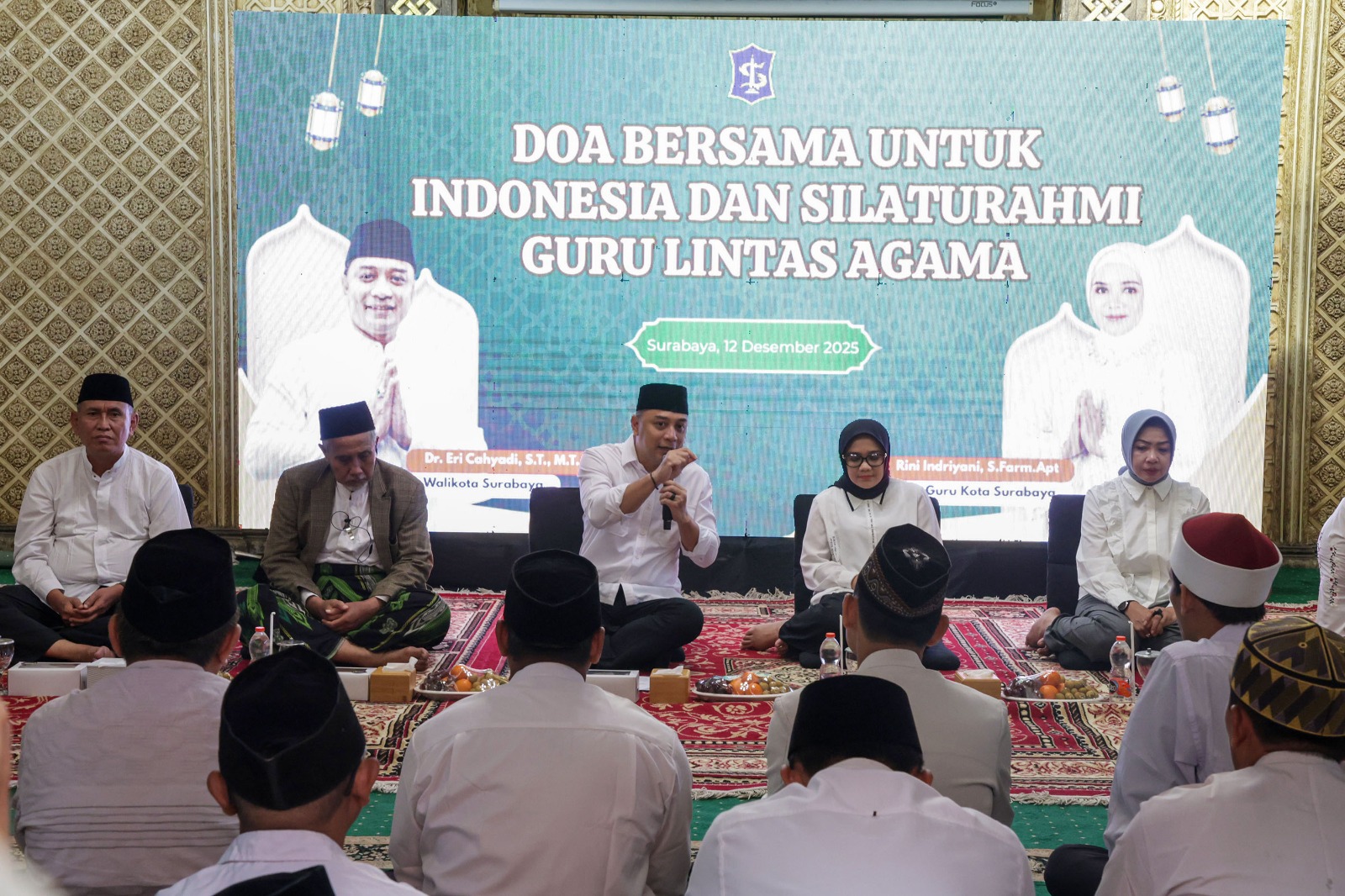 Libatkan 2.000 Guru dari 6 Agama, Pemkot Surabaya Doa Bersama untuk Keselamatan Kota dan Siswa Jelang TKA